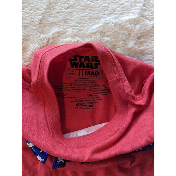 Star Wars Bundle 2 Short Sleeve Red T-Shirts Darth Vader Storm Troopers Size xs - Picture 4 of 10